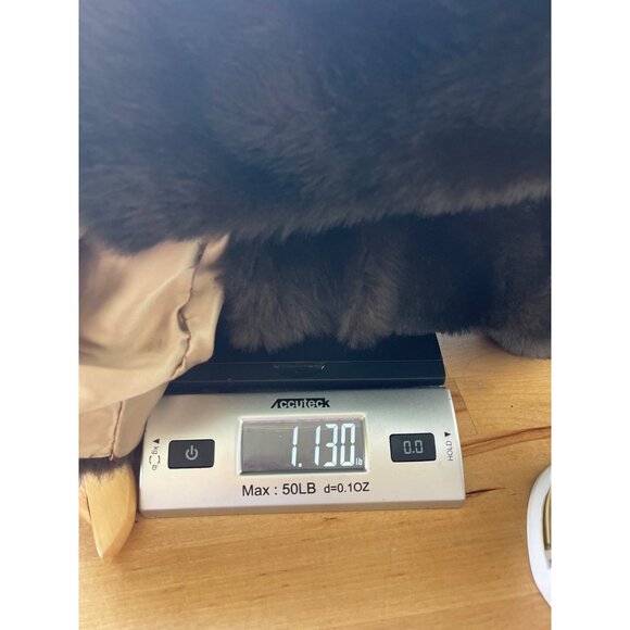 Regina Glenara Glenoit Brown Faux Fur Vintage Stole Vtg Chocolate Glam Mob Wife - Picture 7 of 7